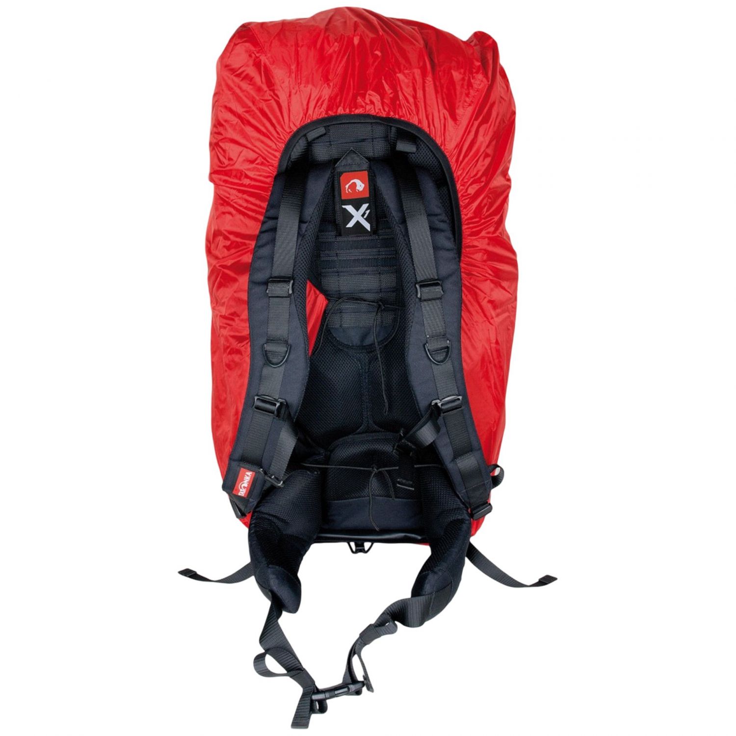 Tatonka Rain Flap M, rain cover for backpack, red