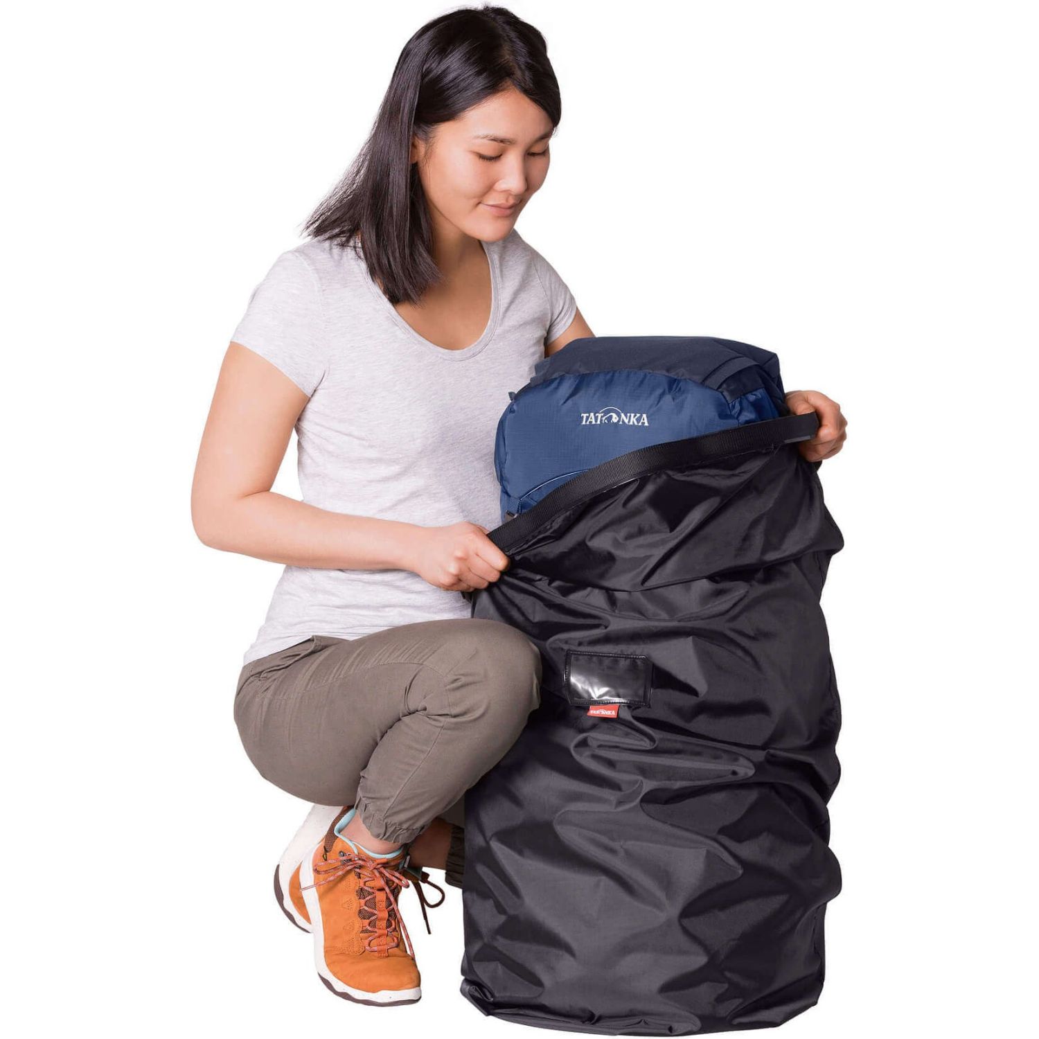 Tatonka Schutzsack Universal, husă de ploaie pentru rucsac, negru