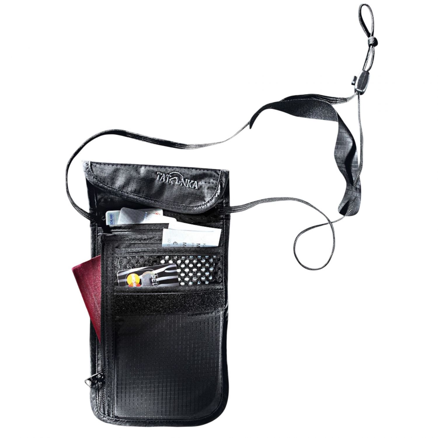 Tatonka Skin Neck Pouch, bolsa para dinheiro, preto
