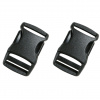 Tatonka SR-Buckle 25mm, fivela, preto, 1 par