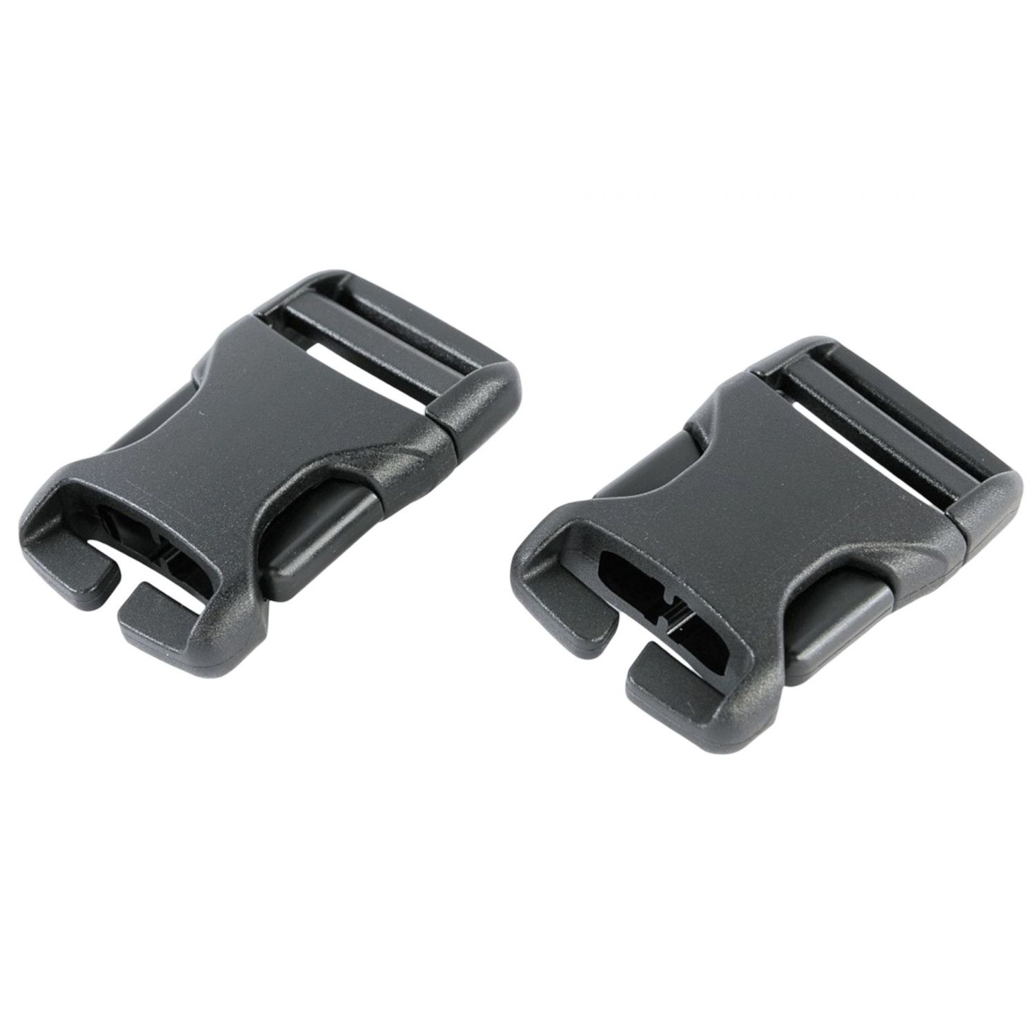Tatonka SR-Buckle 25mm QA, buckle, black, 1 pair