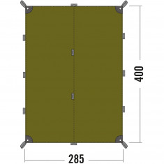 Tatonka Tarp 4, zelená