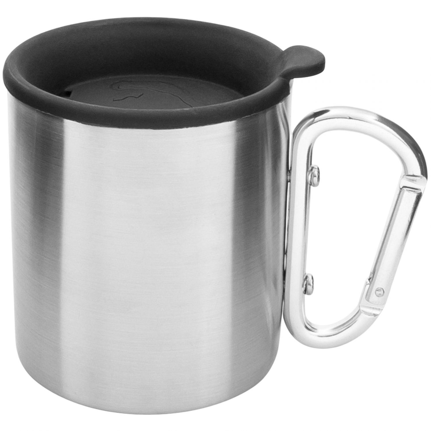 Tatonka Thermo Mug Carabiner 250ml, thermal mug, silver