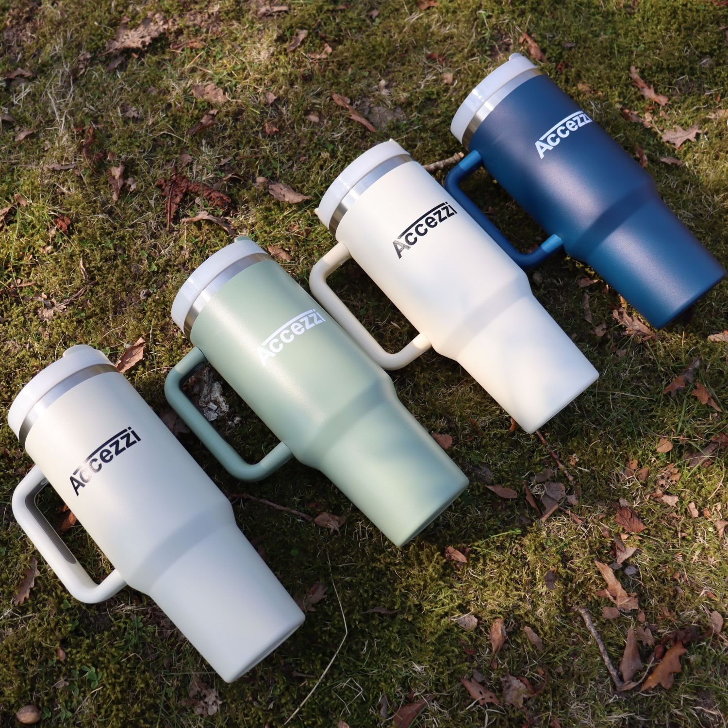 Tazza thermos Accezzi, 1,18 L, blu denim