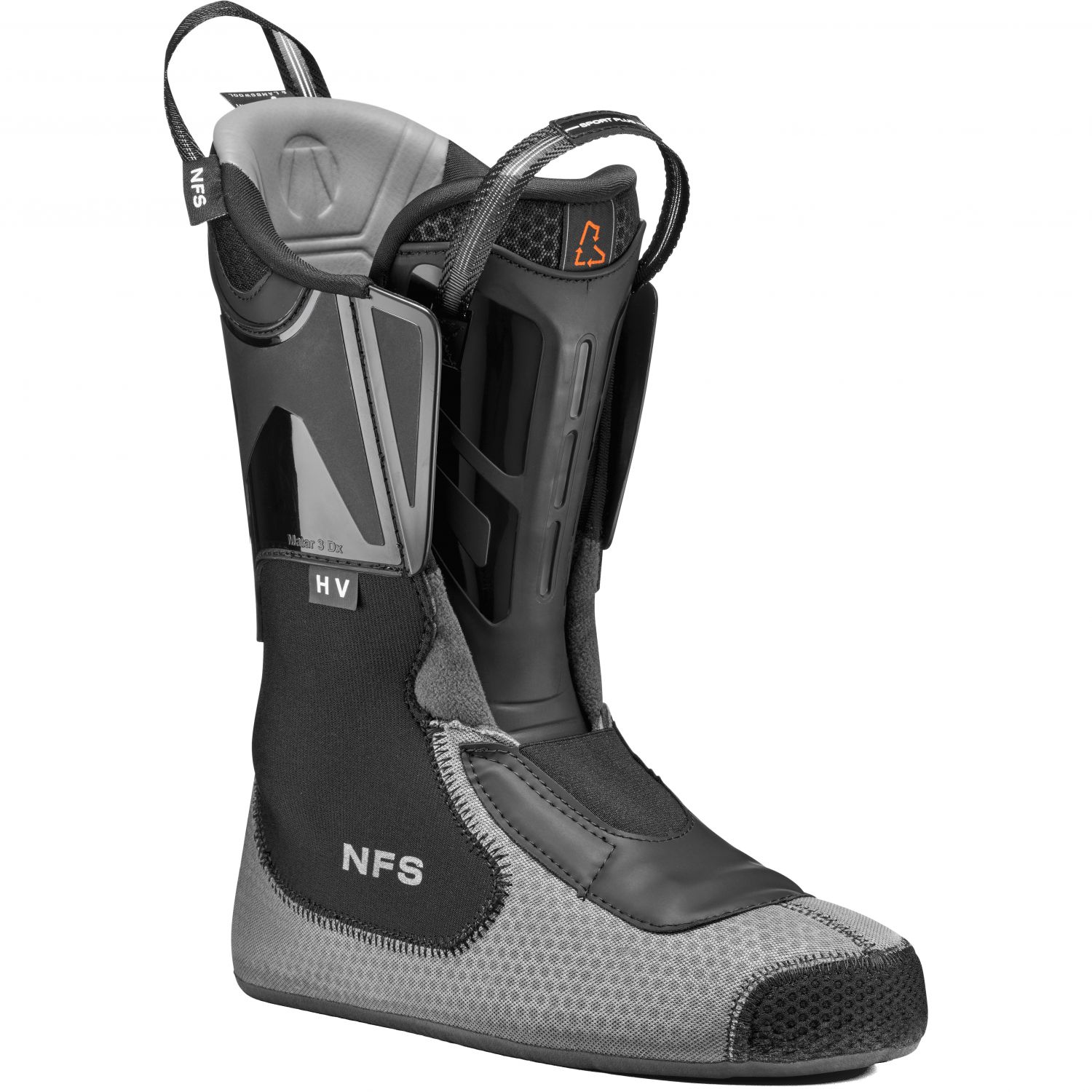 Tecnica Mach BOA HV 100 GW, botas de esqui, masculino, cinza escuro