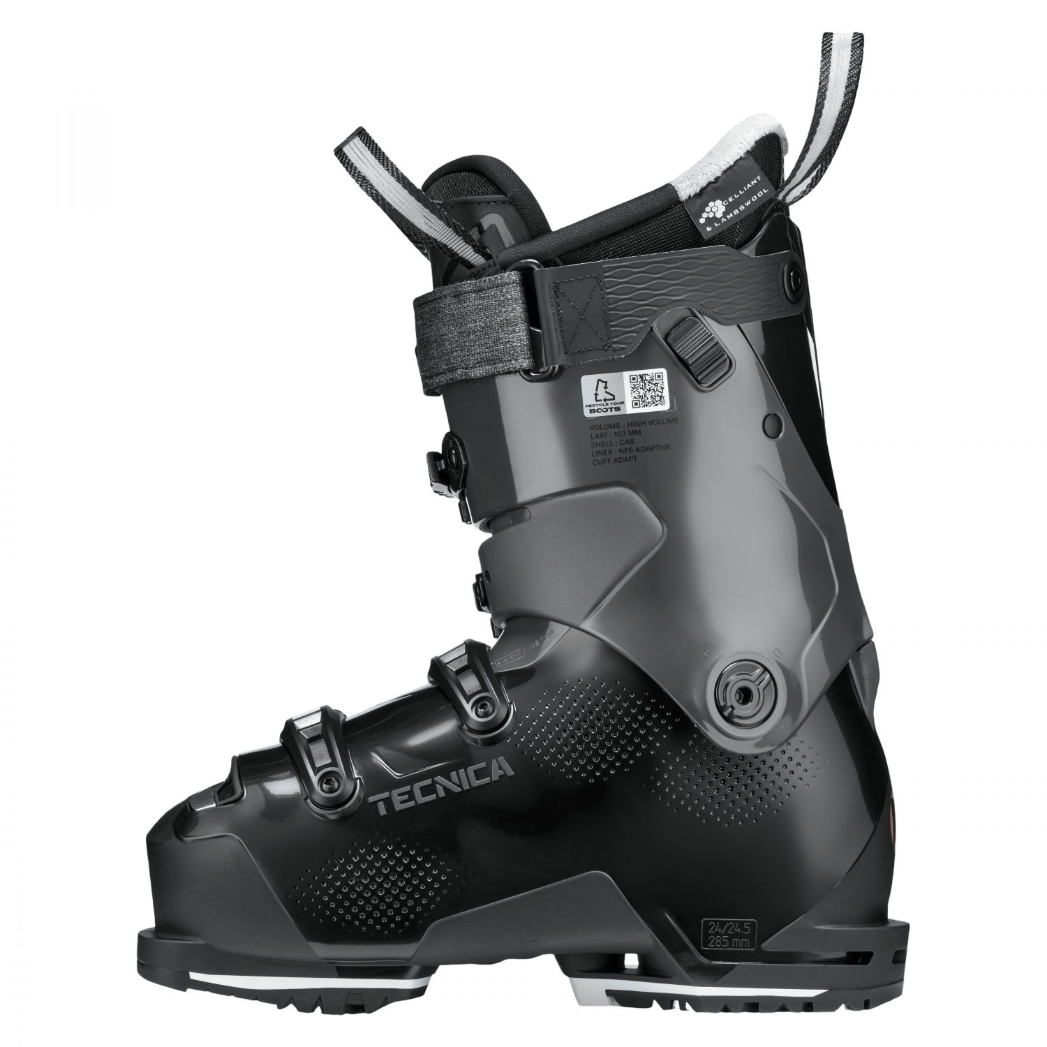 Tecnica Mach BOA HV 95 W GW, botas de esqui, femininas, preto