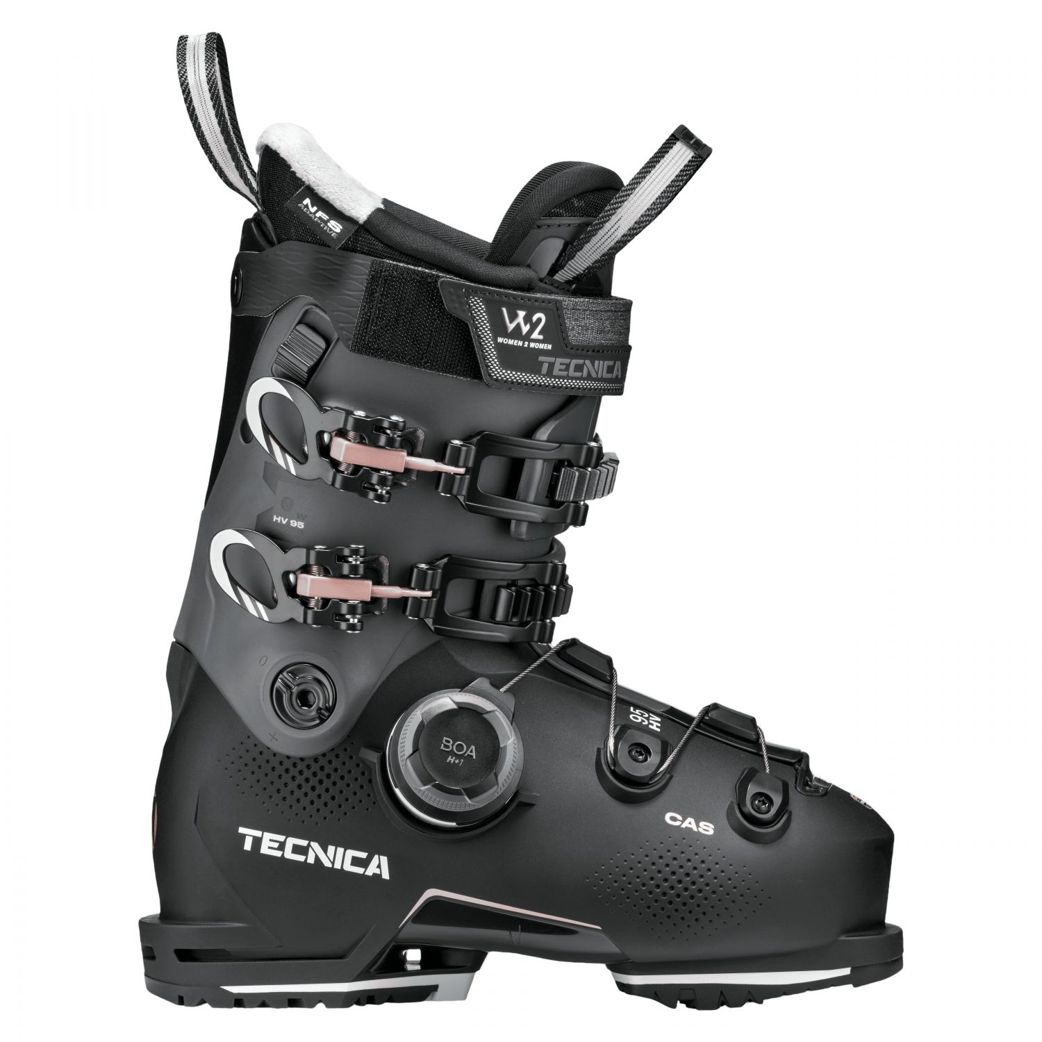 Tecnica Mach BOA HV 95 W GW, botas de esqui, femininas, preto