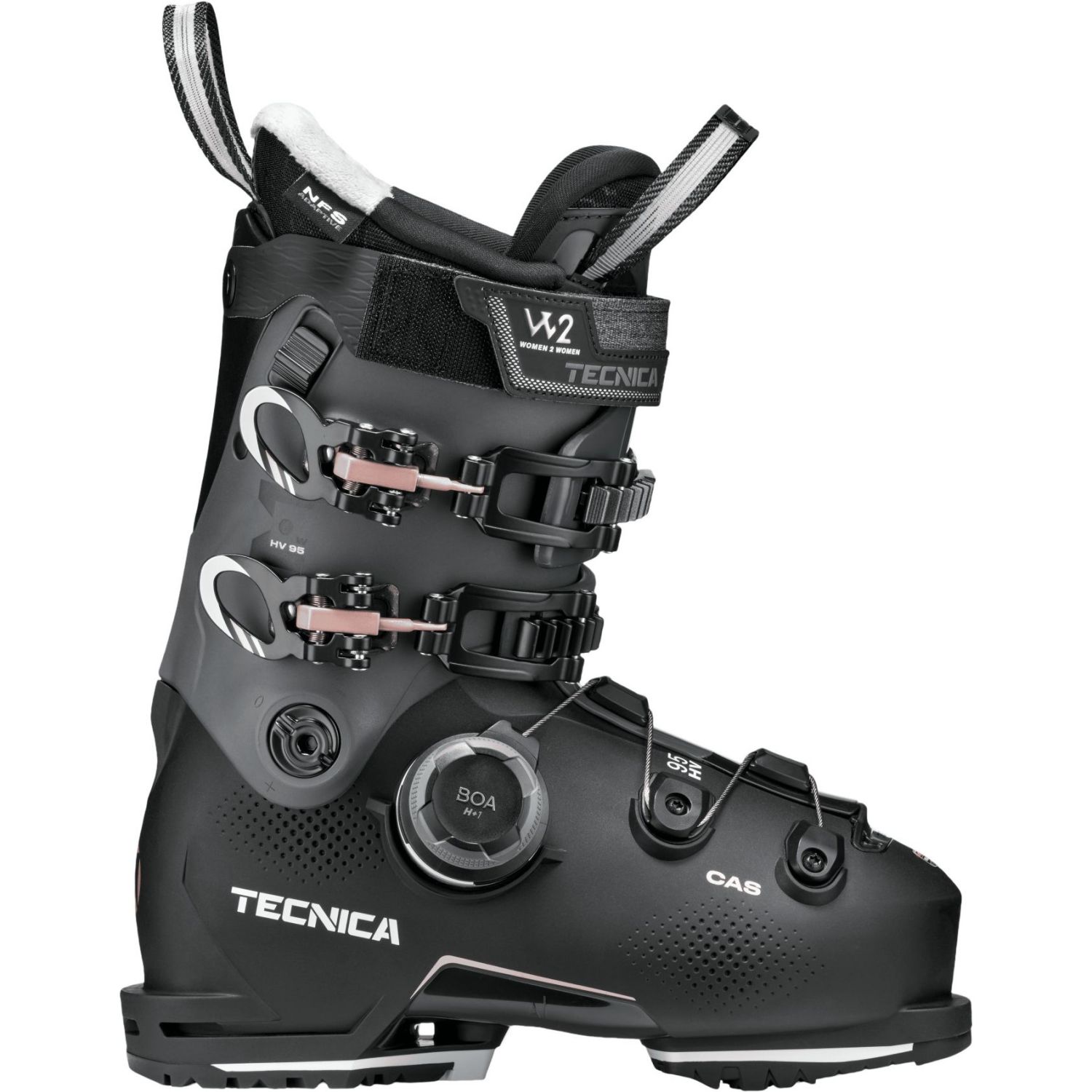 Tecnica Mach BOA HV 95 W GW, laskettelumonot, nainen, musta