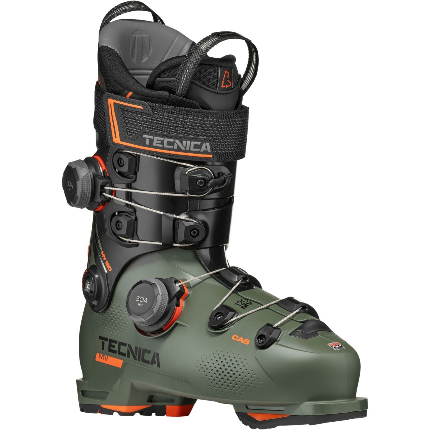 Tecnica Mach BOA MV 120 Dual, laskettelumonot, miesten, vihreä
