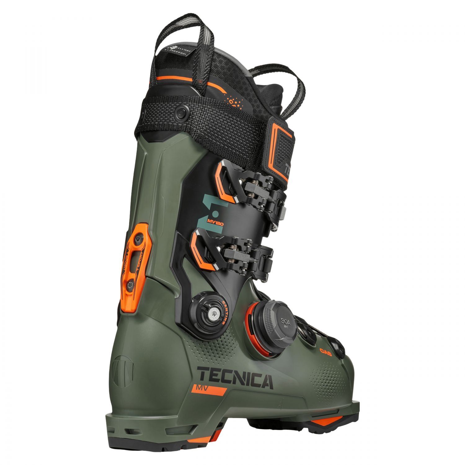 Tecnica Mach BOA MV 120 GW, botas de esqui, masculino, verde