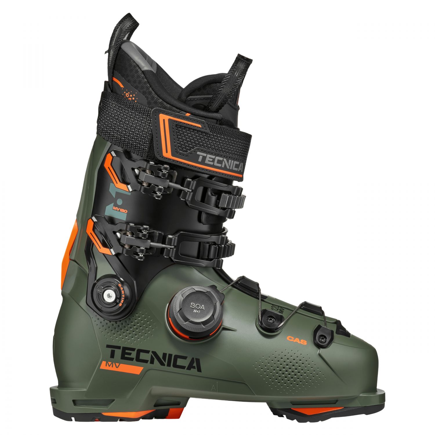 Tecnica Mach BOA MV 120 GW, botas de esqui, masculino, verde