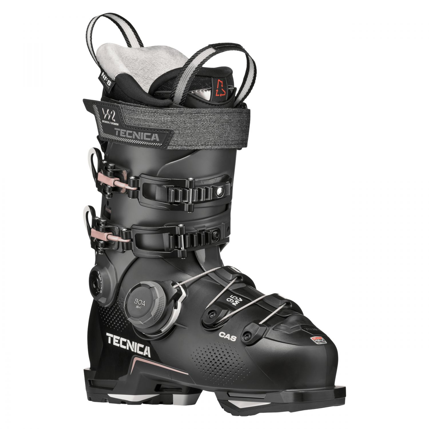 Tecnica Mach BOA MV 95 W, botas de esqui, mulheres, pretas