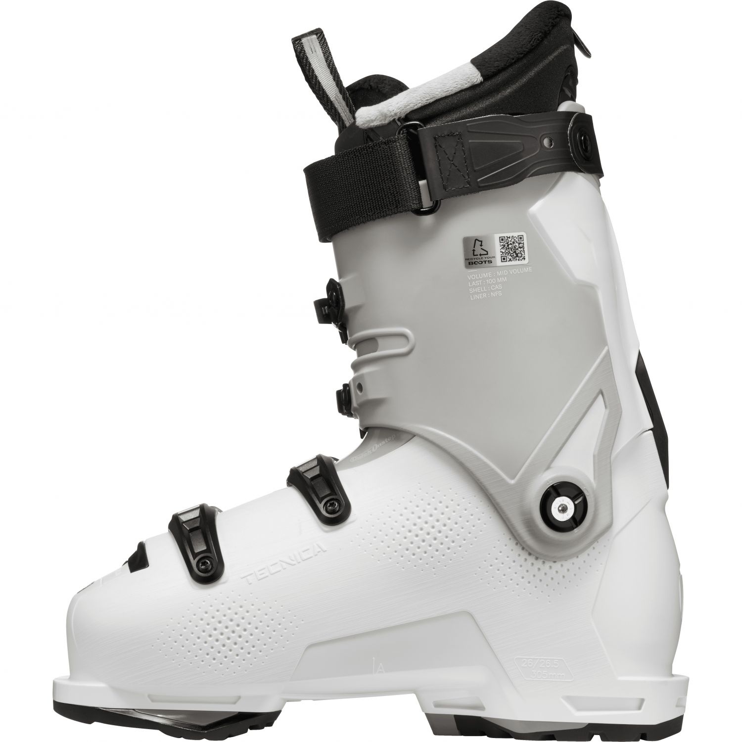 Tecnica Mach BOA MV 95 W GW, buty narciarskie, damskie, bia?e