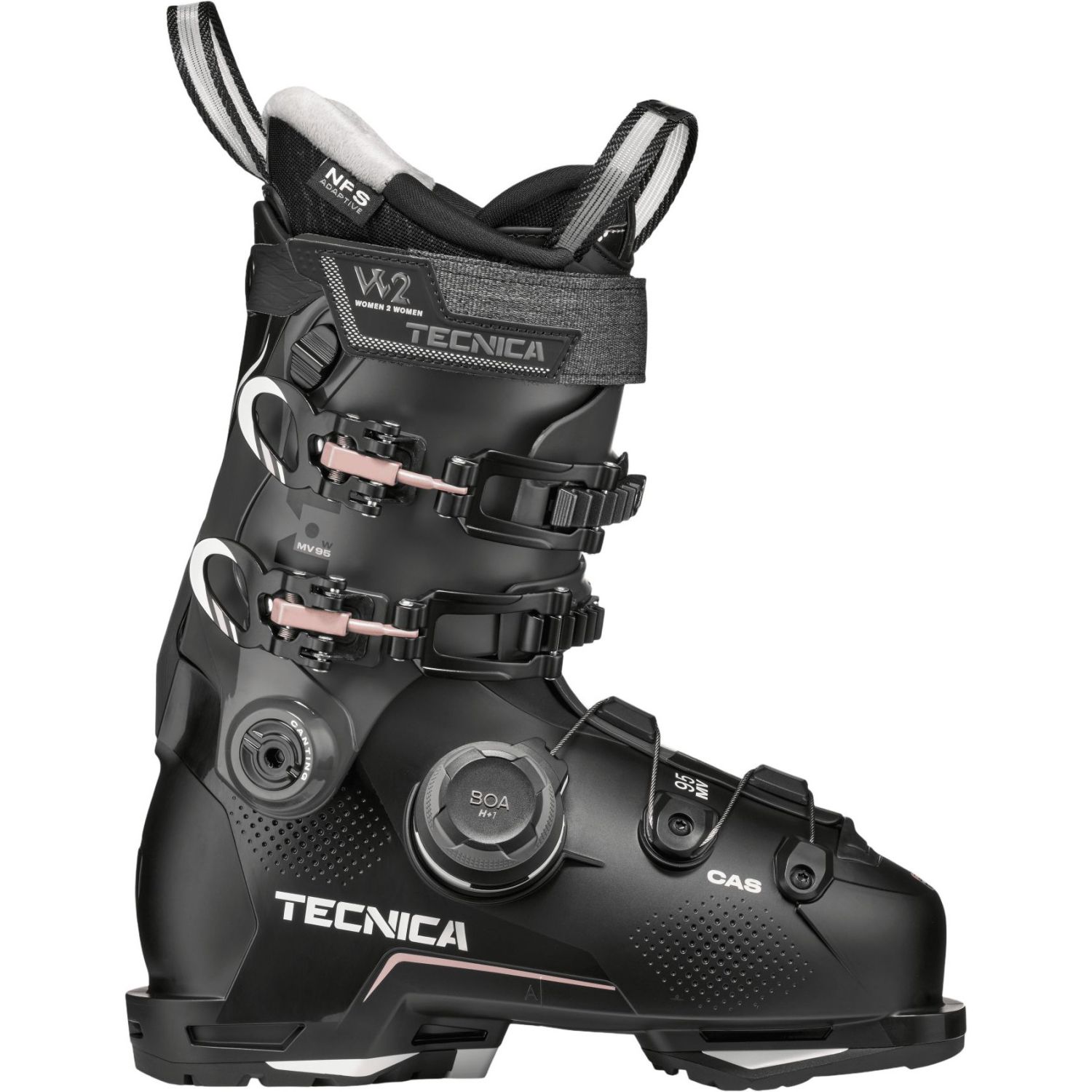 Tecnica Mach BOA MV 95 W, Pjäxor, Dam, Svart