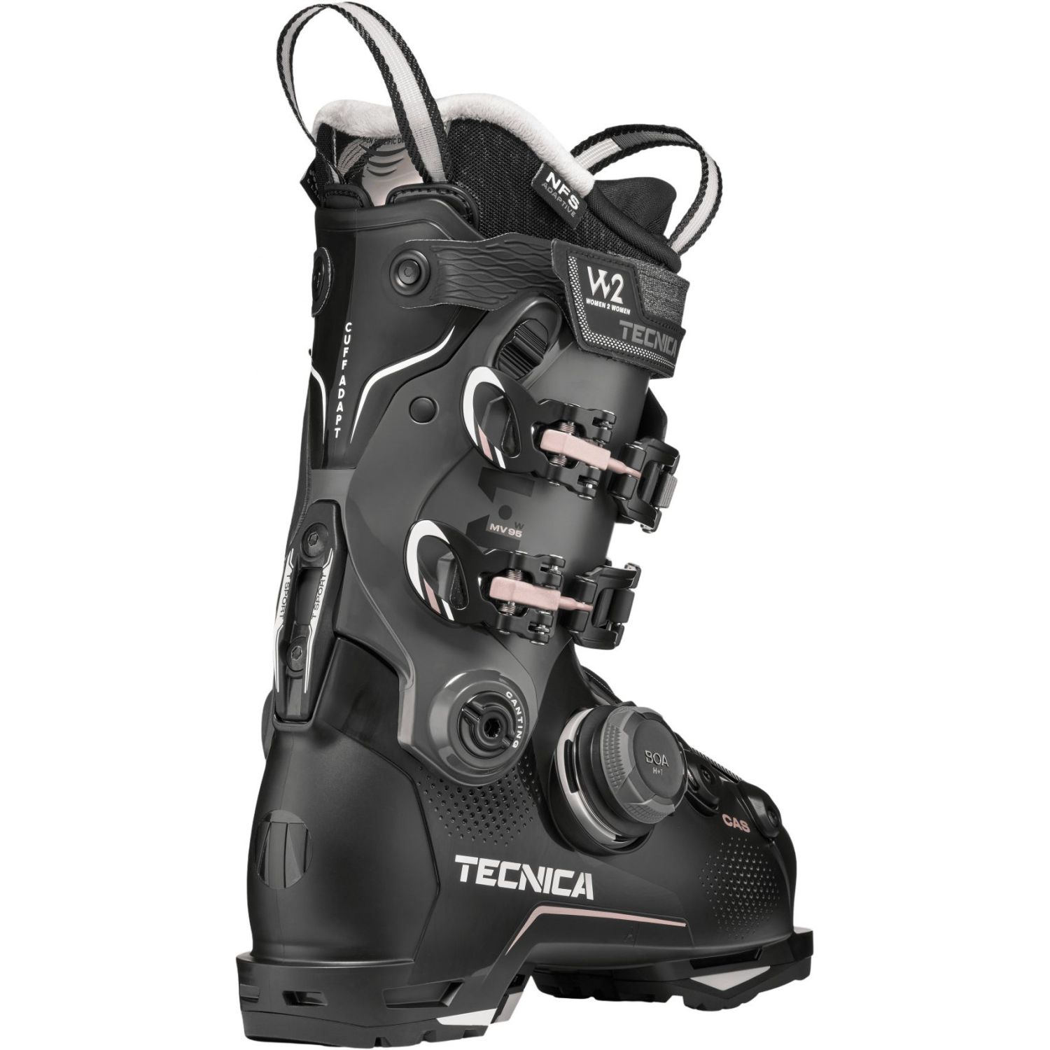 Tecnica Mach BOA MV 95 W, skistøvler, damer, sort