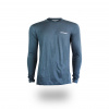 The Marvellous Merino Wool Long Sleeve, Snowminds, herre, blue bell weather