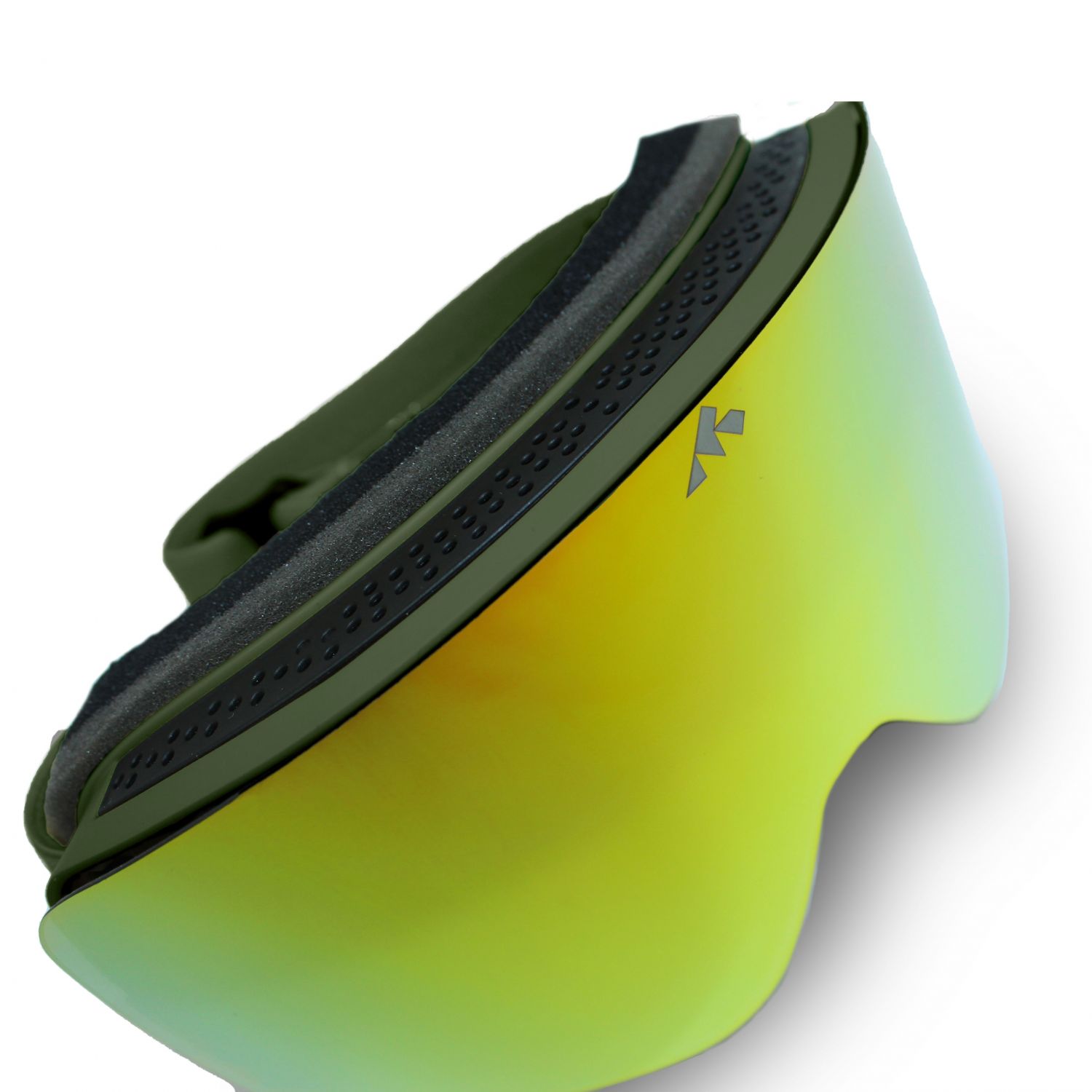 The Small Original Snowminds Goggle - All Inclusive, oliven grøn
