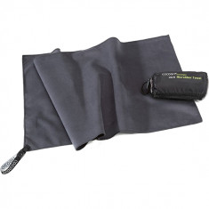 Toalha Cocoon Ultralight,90x50cm, Toalha de microfibra, cinzento manatim
