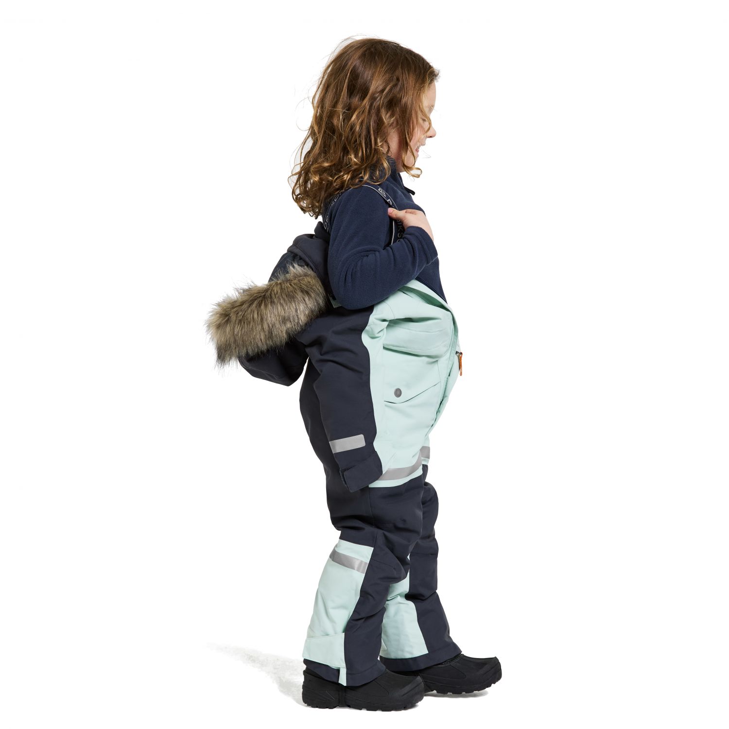 Traje de vuelo Didriksons Bjärven, junior, menta