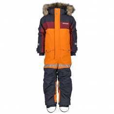 Traje de vuelo Didriksons Bjärven, junior, naranja