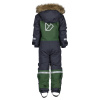 Traje de vuelo Didriksons Bjärven, junior, verde oscuro