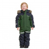 Traje de vuelo Didriksons Bjärven, junior, verde oscuro