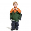 Traje de vuelo Didriksons Bjärven, junior, verde oscuro