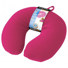 TravelSafe Almohada de Viaje de forro polar/spandex, rosa