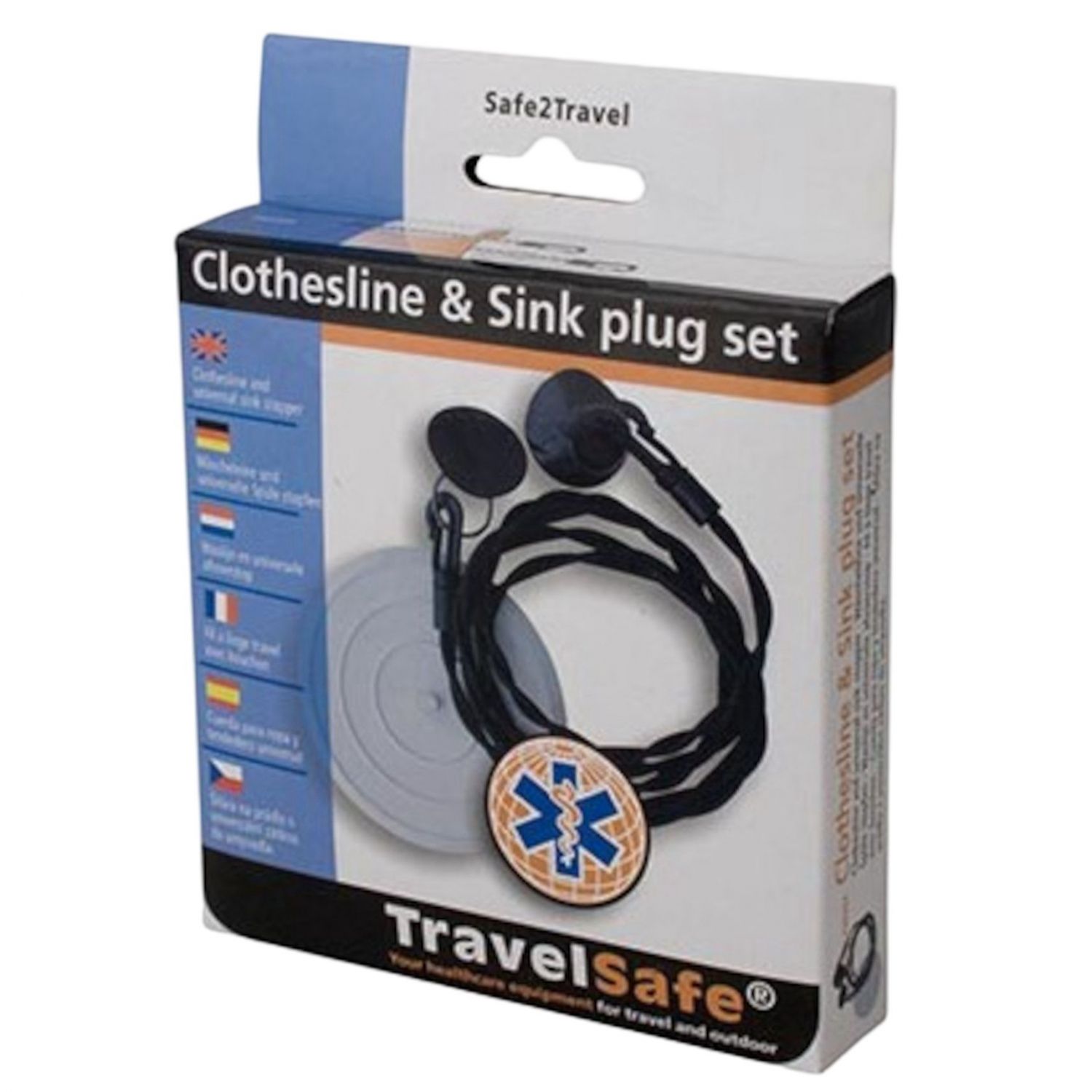 TravelSafe Elastisk tørresnor, 1.5 meter