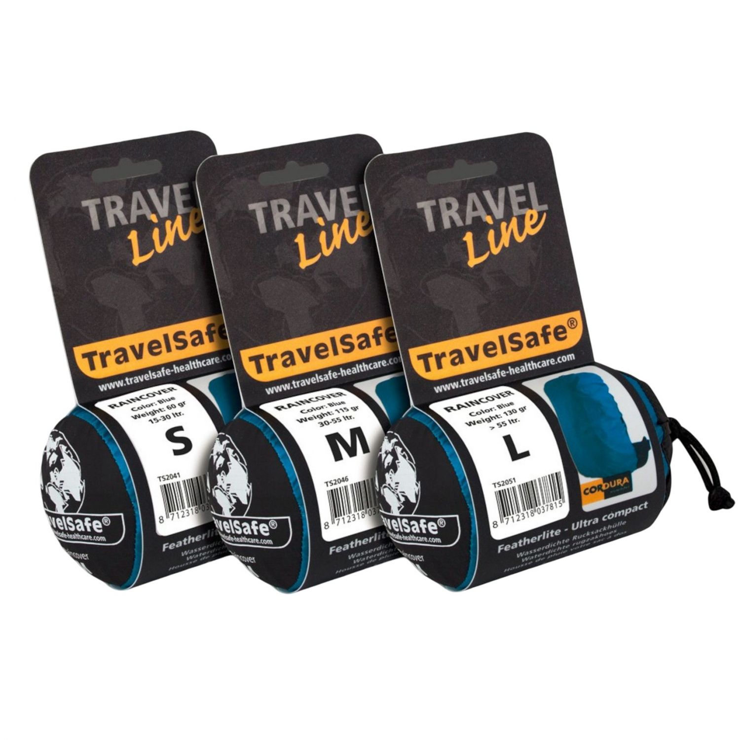 TravelSafe Featherlite Rain Cover M, blue