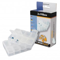 TravelSafe Pill Box, 2 pcs.