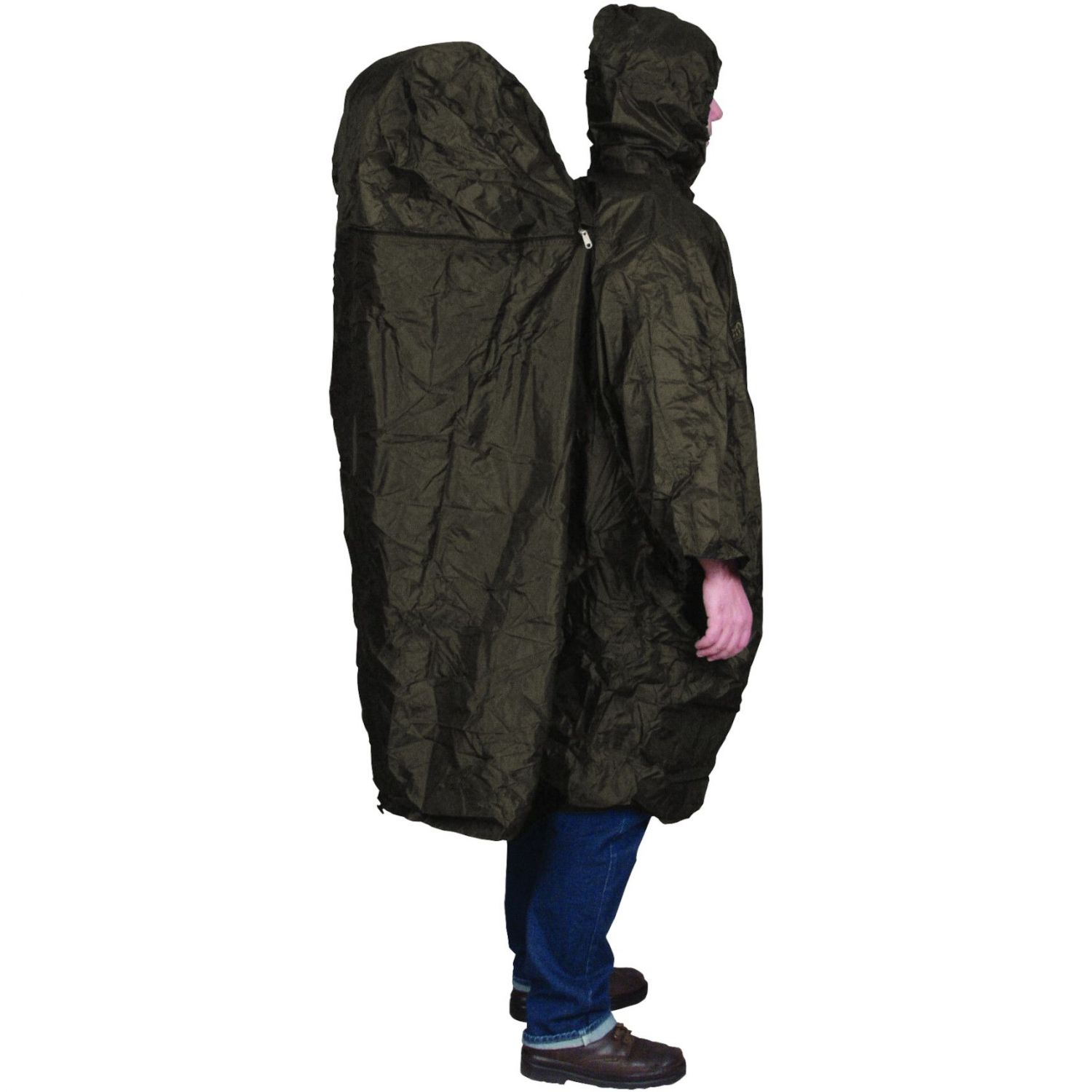 TravelSafe Rain Cover with Backpack Extension, L/XL, olive green
