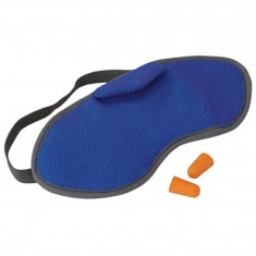 TravelSafe Sleep Mask with Earplugs, blue