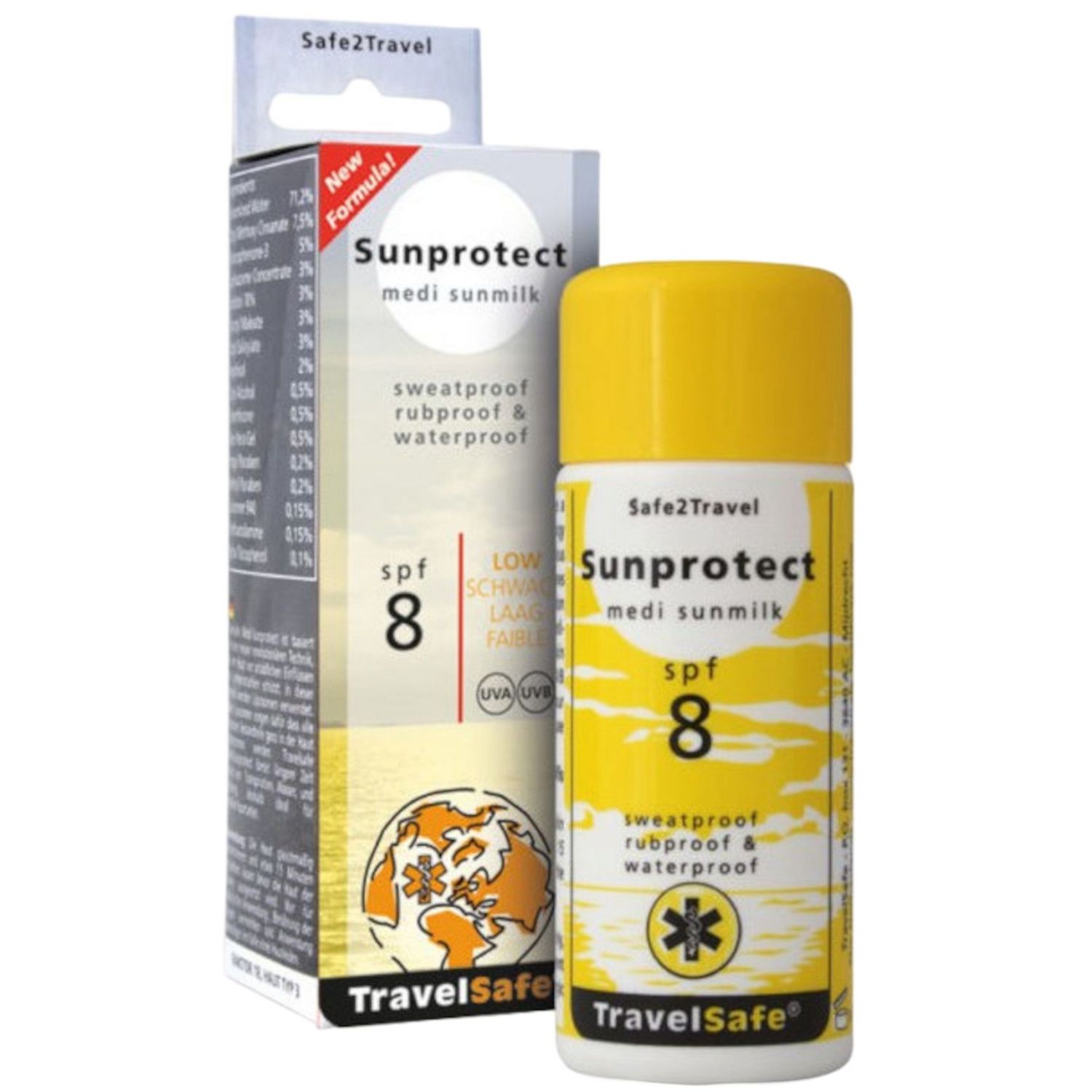 TravelSafe Sunscreen, factor 8