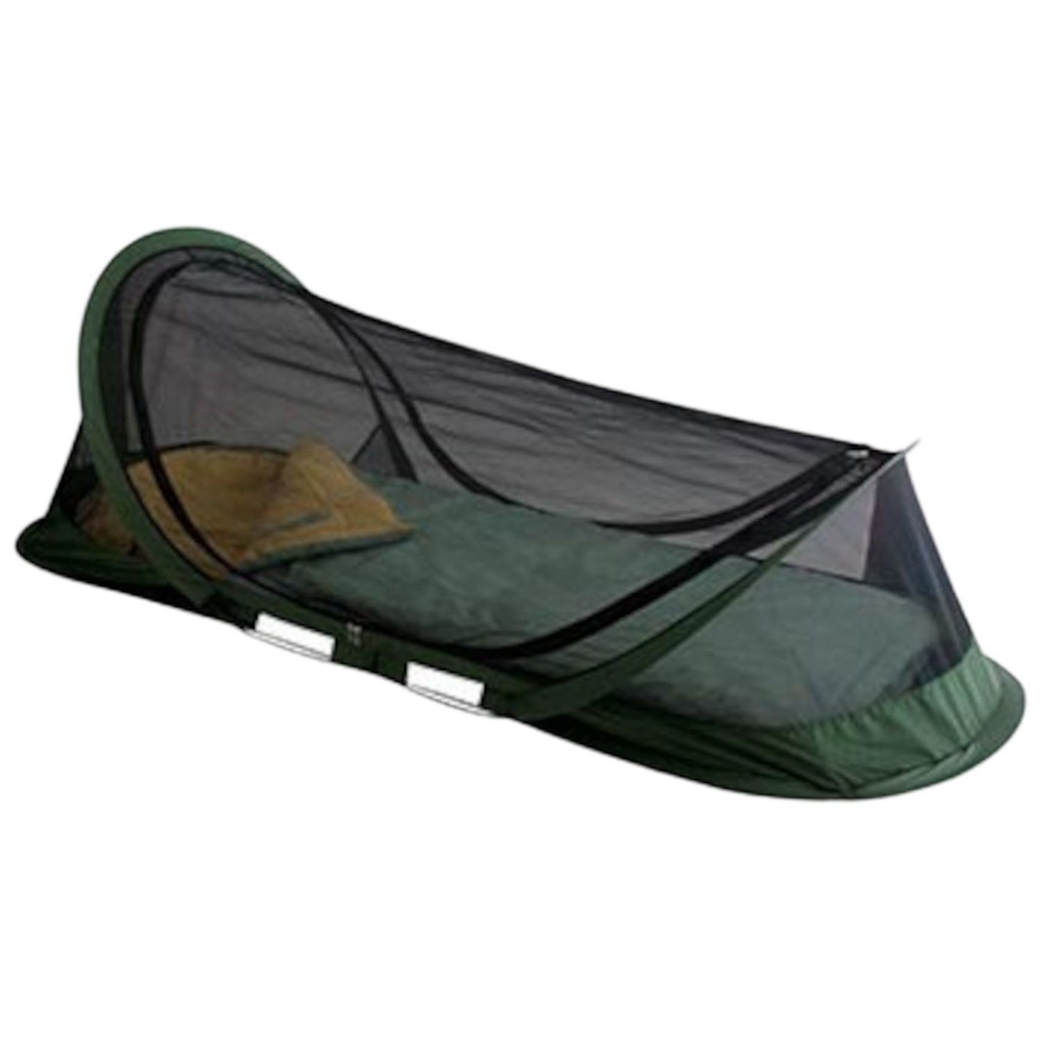 TravelSafe Tent with mosquito net, 1 person, Pop-up, green