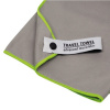TravelSafe Toalla de Viaje Microfibra L, gris
