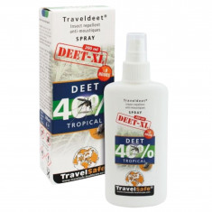TravelSafe TravelDEET Spray pentru țânțari 40%, XL, 200 ml.