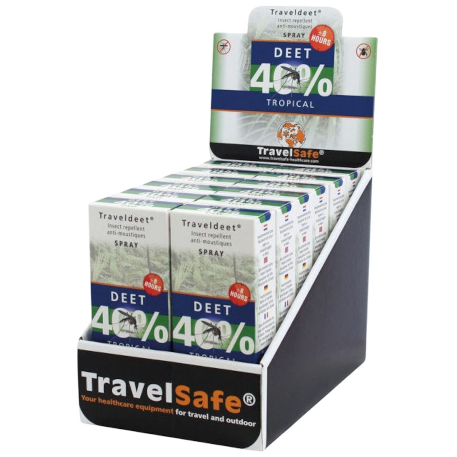TravelSafe TravelDEET sprej 40%, 60 ml.