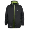 Trespass Qikpac, traje de lluvia, junior, negro
