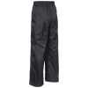 Trespass Qikpac, traje de lluvia, junior, negro
