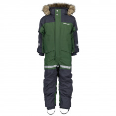 Tuta di volo Didriksons Bjärven, junior, verde scuro