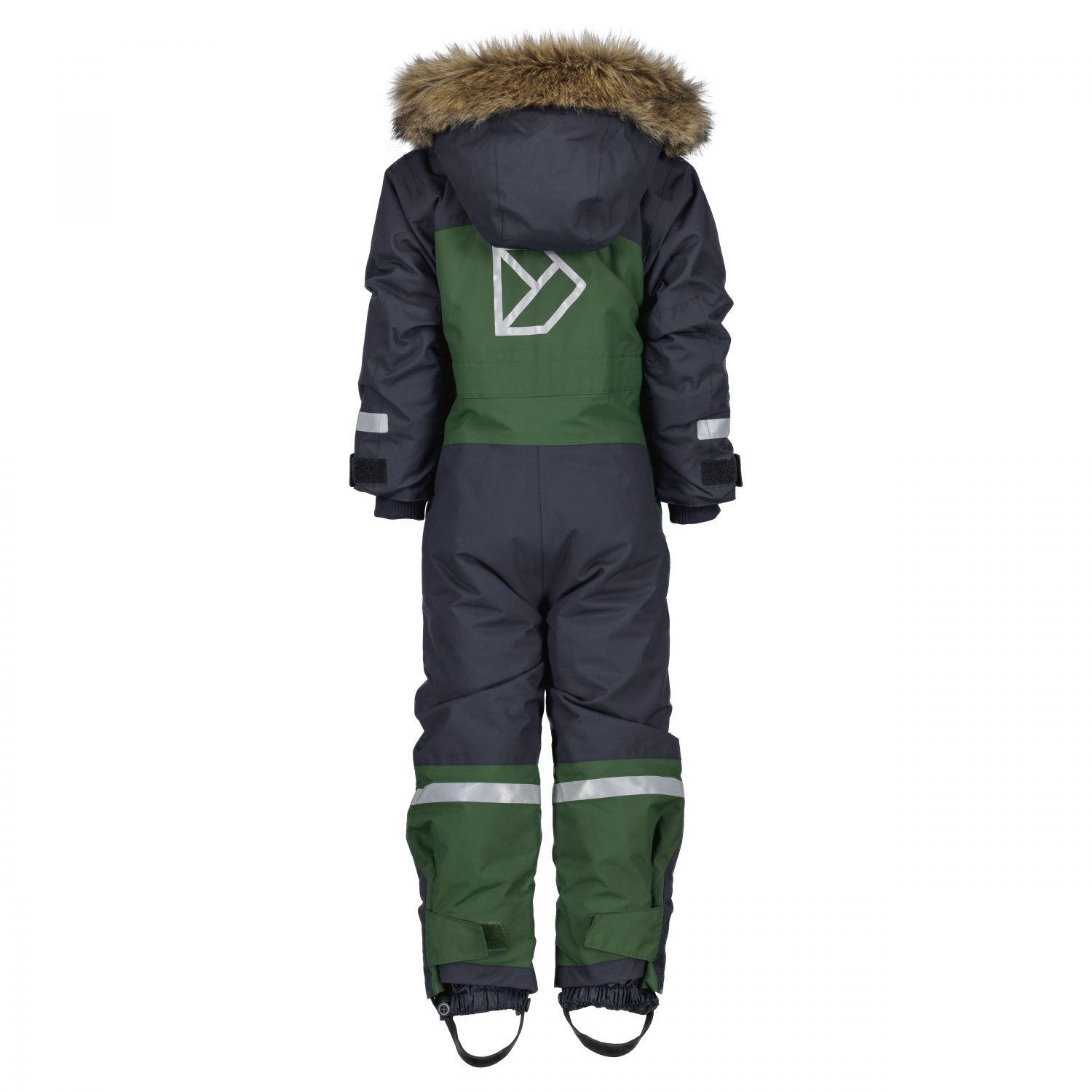 Tuta di volo Didriksons Bjärven, junior, verde scuro