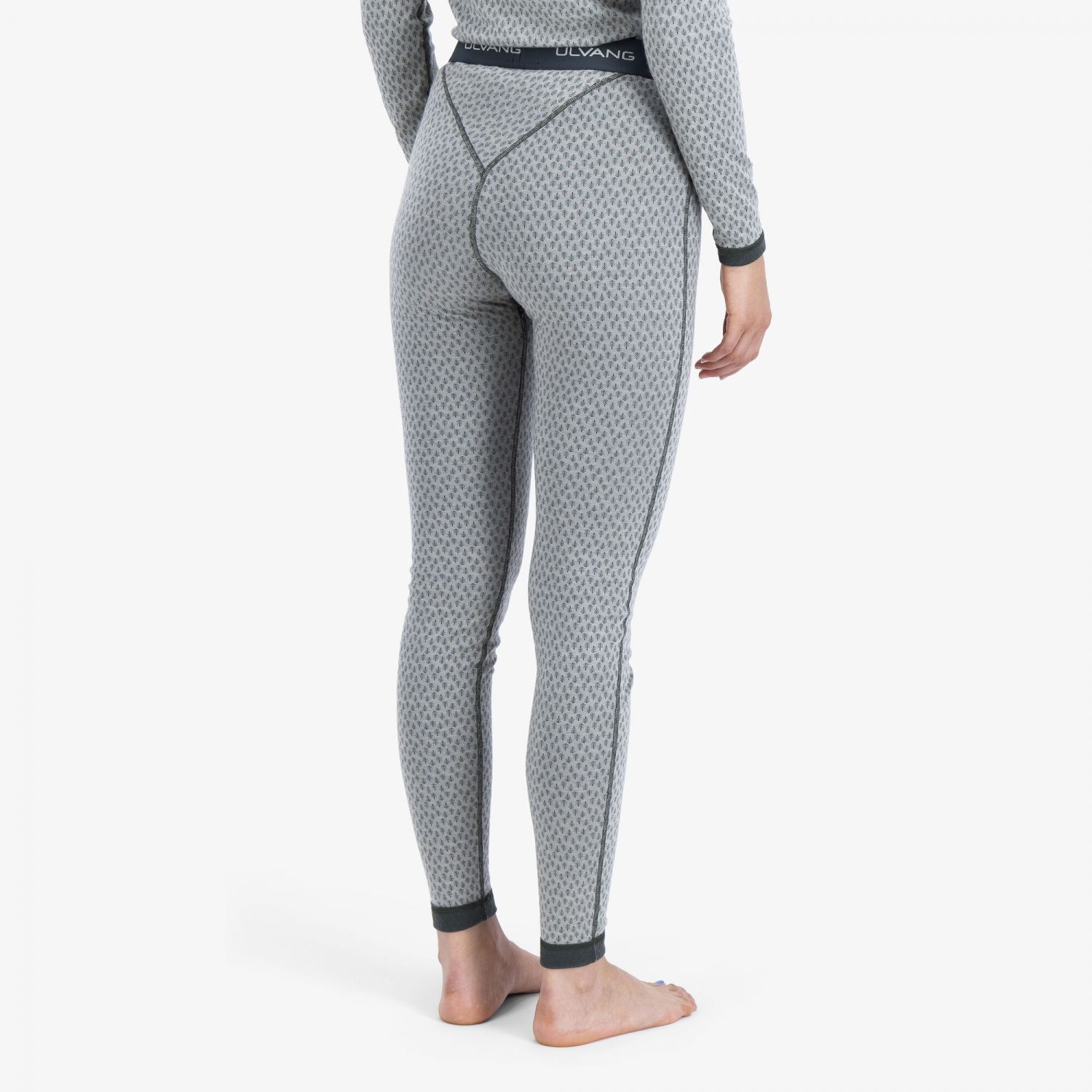 Ulvang Comfort 200, cuecas de esqui para mulher, cinzento claro