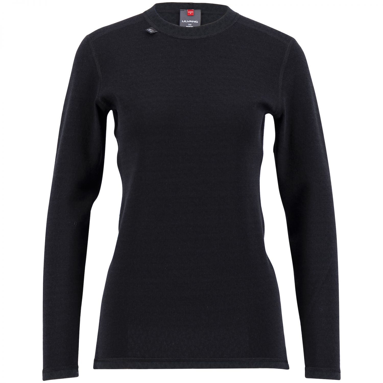 Ulvang Comfort 200 Maglietta intima da sci a girocollo, donna, nero