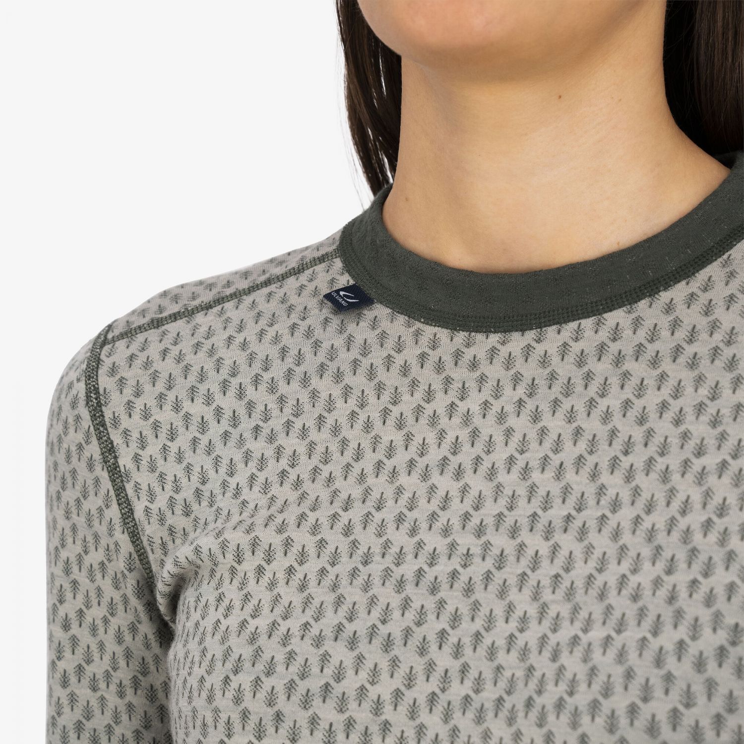 Ulvang Comfort 200 Round Neck, lyžiarska spodná vrstva, dáma, svetlosivá