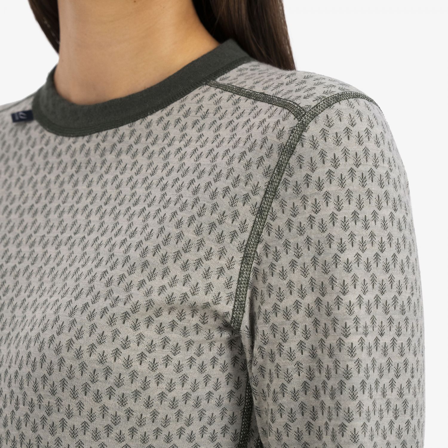 Ulvang Comfort 200 Round Neck, lyžiarska spodná vrstva, dáma, svetlosivá