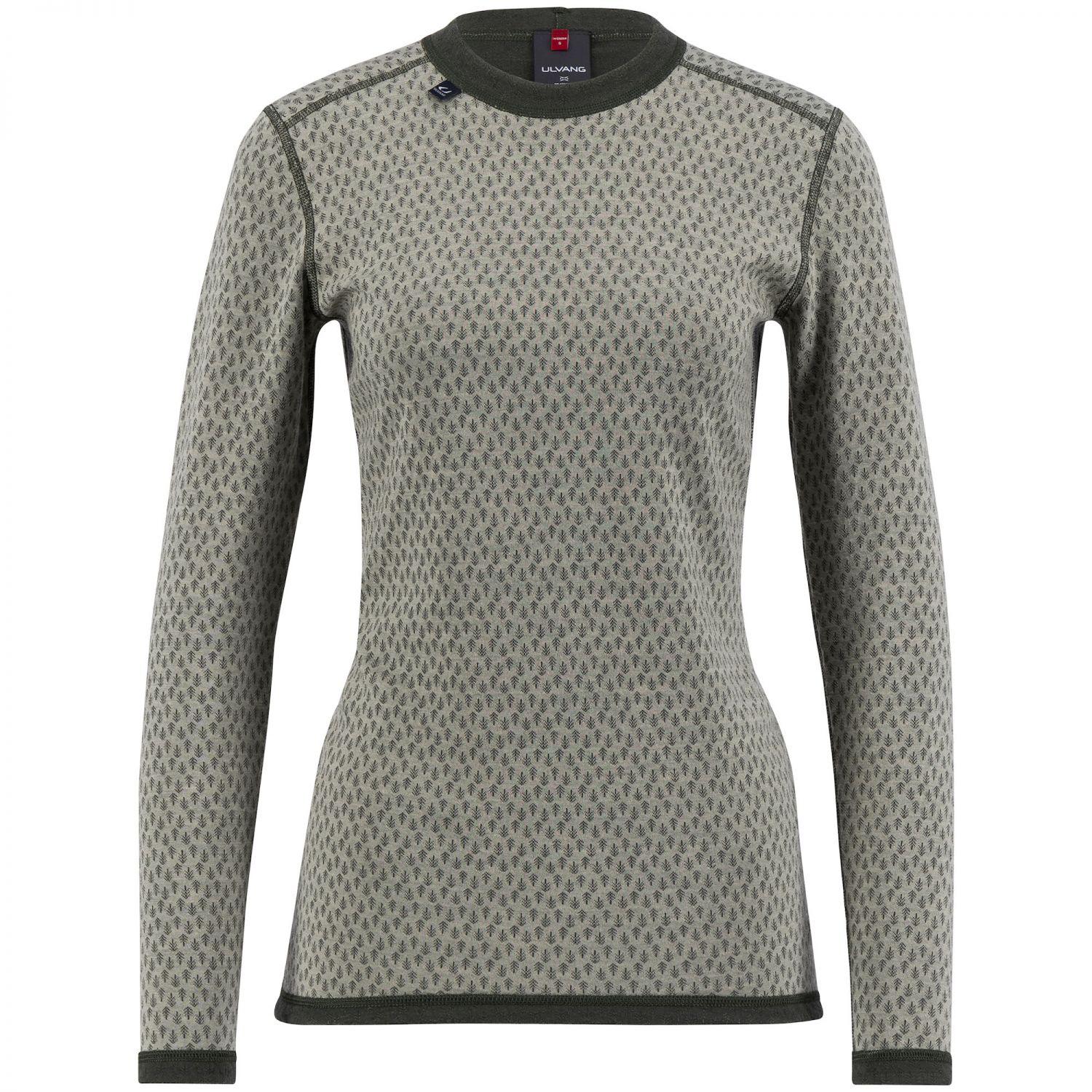 Ulvang Comfort 200 Round Neck, lyžiarska spodná vrstva, dáma, svetlosivá
