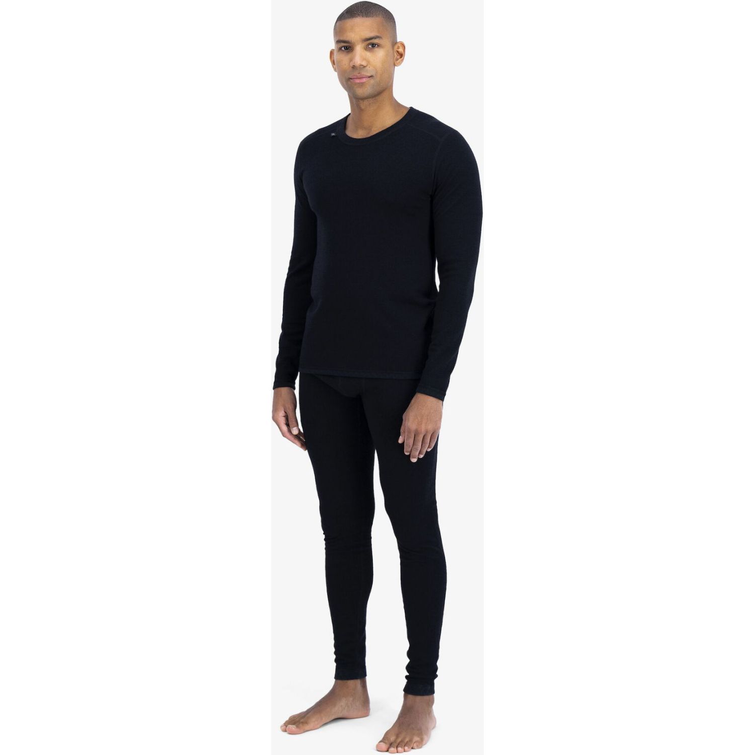 Ulvang Comfort 200 Round Neck, skiundertrøje, herre, sort