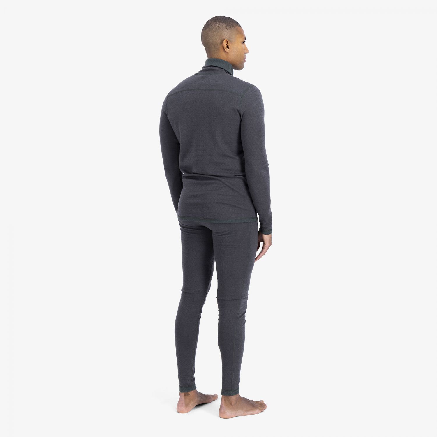 Ulvang Comfort 200 Turtle Neck, maglia intima da sci, uomo, grigio scuro