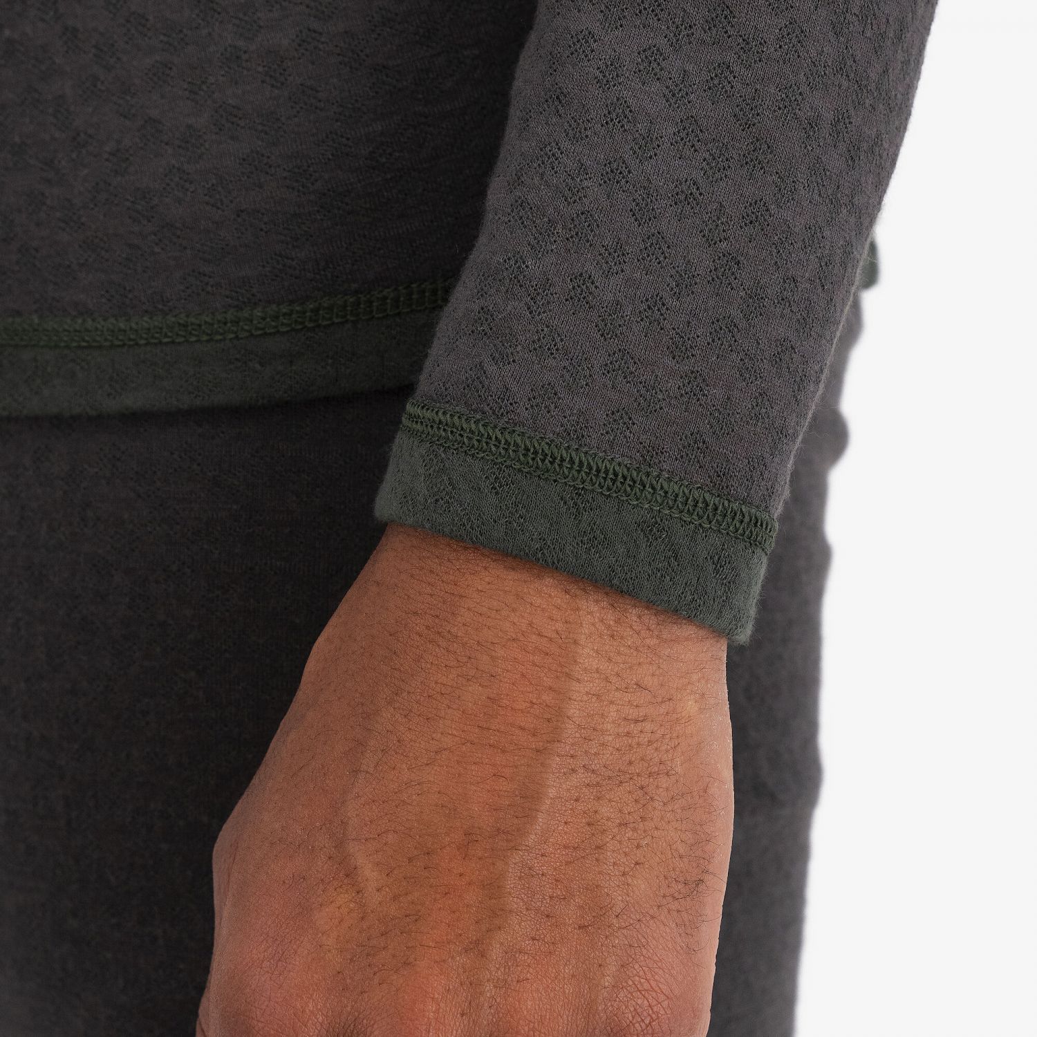 Ulvang Comfort 200 Turtle Neck, maglia intima da sci, uomo, grigio scuro